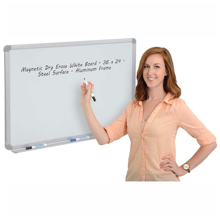 Global Industrial Whiteboard, 24, 36, White B880023